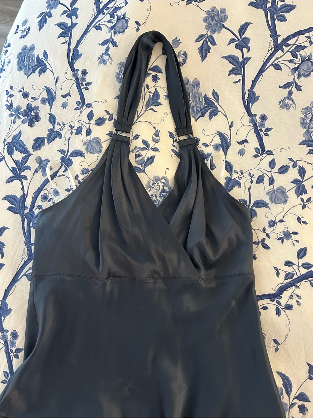 Super cute blue silk tank from Laundry